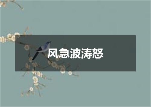 风急波涛怒