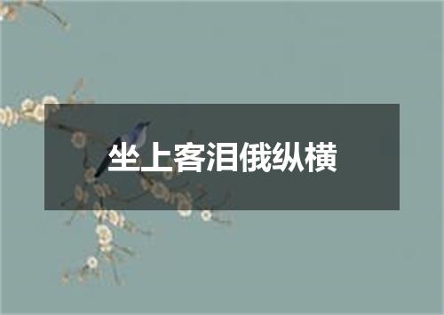 坐上客泪俄纵横