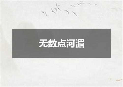 无数点河湄
