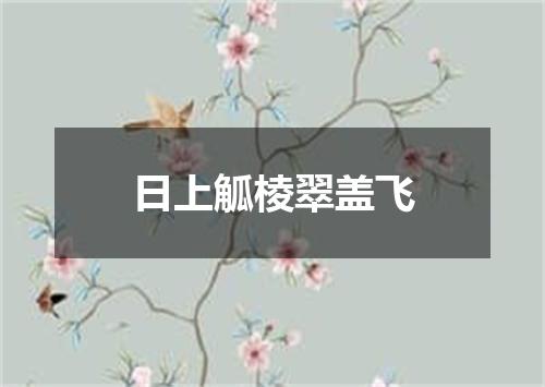 日上觚棱翠盖飞