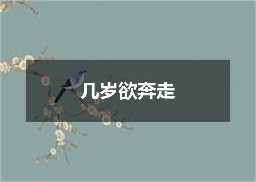 几岁欲奔走