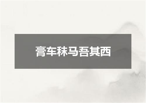 膏车秣马吾其西