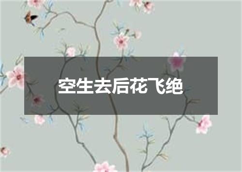 空生去后花飞绝