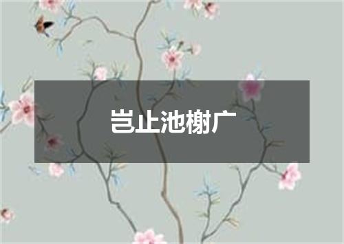 岂止池榭广