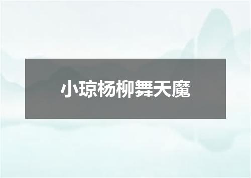 小琼杨柳舞天魔
