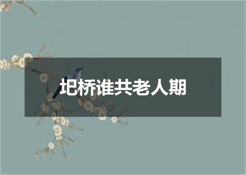 圯桥谁共老人期