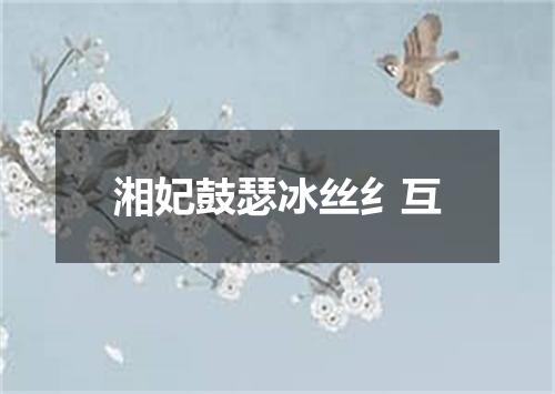 湘妃鼓瑟冰丝纟互