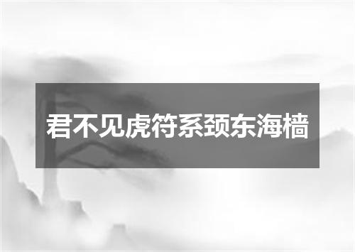 君不见虎符系颈东海樯