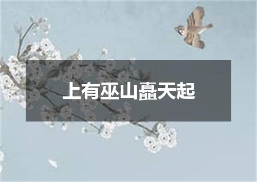 上有巫山矗天起