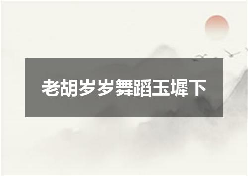 老胡岁岁舞蹈玉墀下