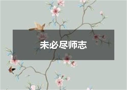 未必尽师志
