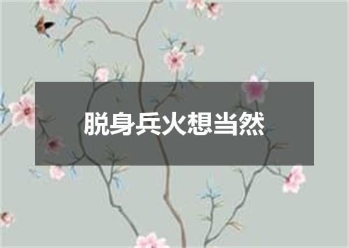 脱身兵火想当然