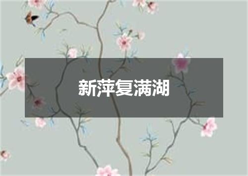 新萍复满湖
