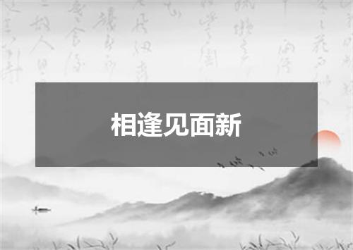 相逢见面新