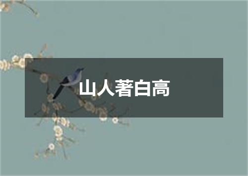 山人著白高