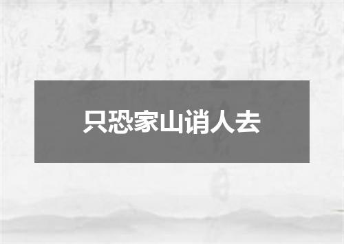 只恐家山诮人去