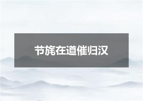节旄在道催归汉