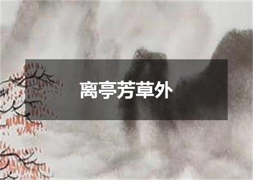 离亭芳草外
