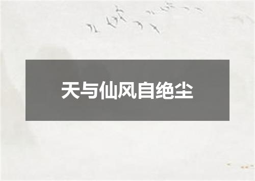 天与仙风自绝尘