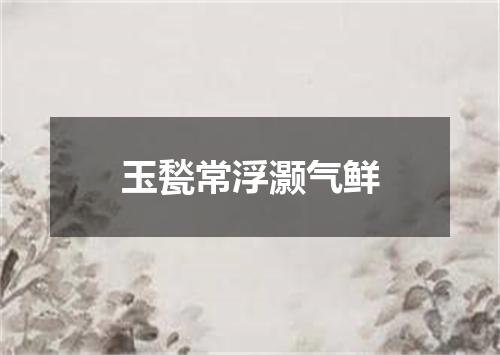 玉甃常浮灏气鲜