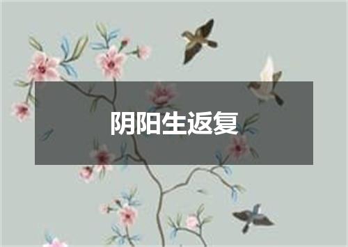 阴阳生返复