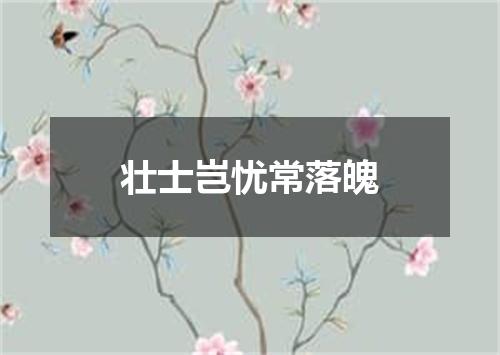 壮士岂忧常落魄