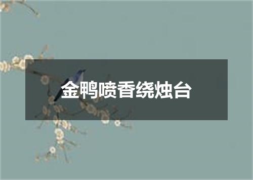 金鸭喷香绕烛台