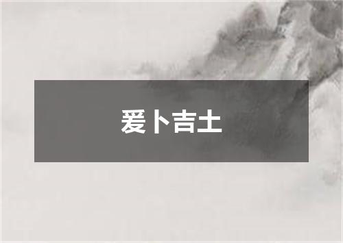 爰卜吉土