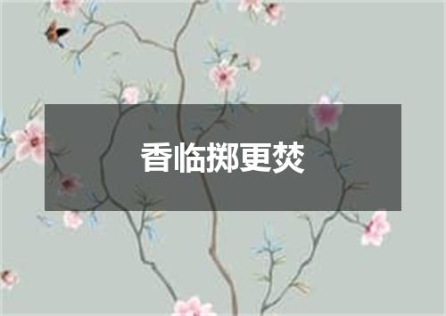 香临掷更焚