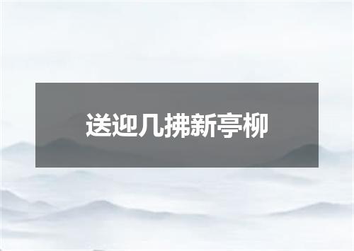 送迎几拂新亭柳