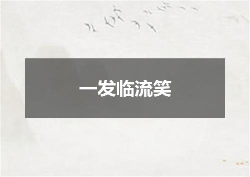 一发临流笑