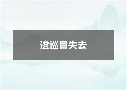 逡巡自失去