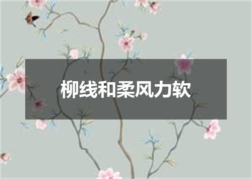 柳线和柔风力软