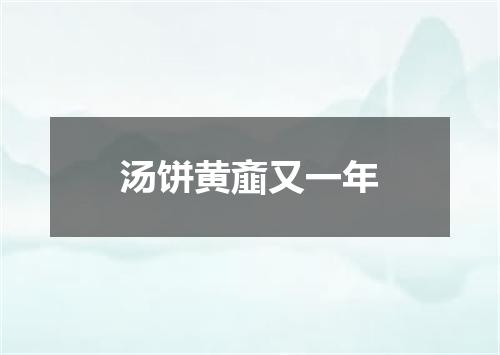 汤饼黄齑又一年