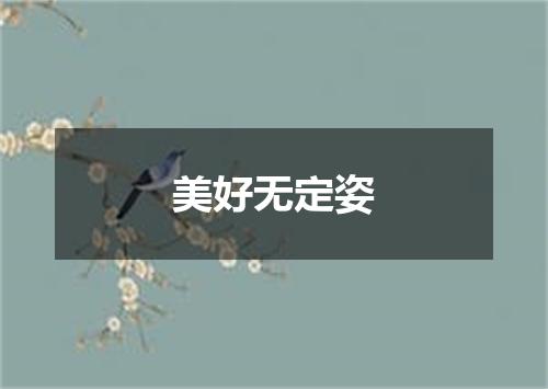 美好无定姿