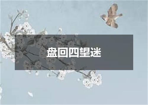 盘回四望迷