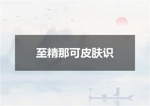 至精那可皮肤识