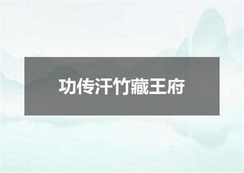 功传汗竹藏王府
