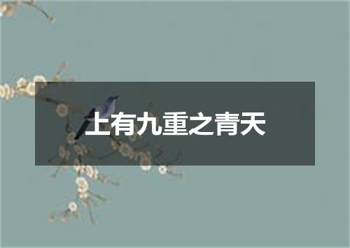 上有九重之青天
