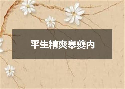 平生精爽皋夔内