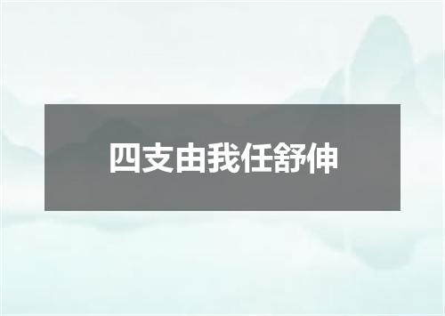 四支由我任舒伸