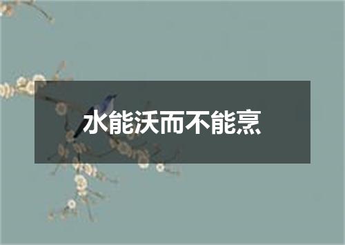 水能沃而不能烹