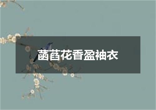 菡萏花香盈袖衣