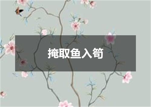 掩取鱼入笱