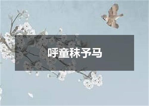 呼童秣予马