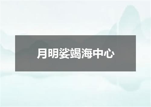 月明娑竭海中心