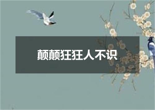颠颠狂狂人不识