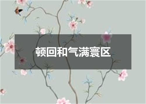 顿回和气满寰区