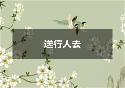 送行人去