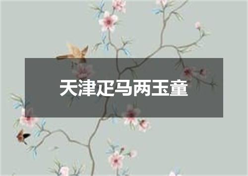 天津疋马两玉童